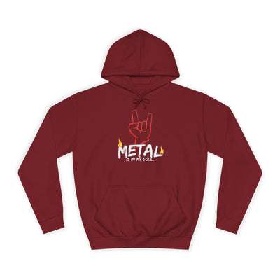 "Metal" Music Unisex College Hoodie
