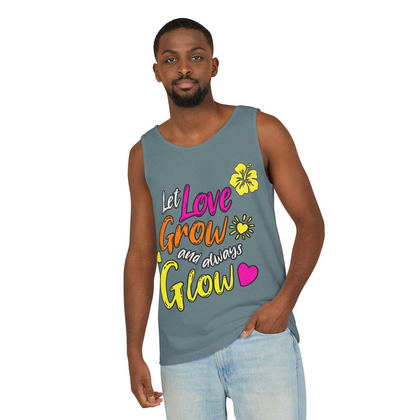 Tank Let Love Grow ... , Motivational Workout Shirt