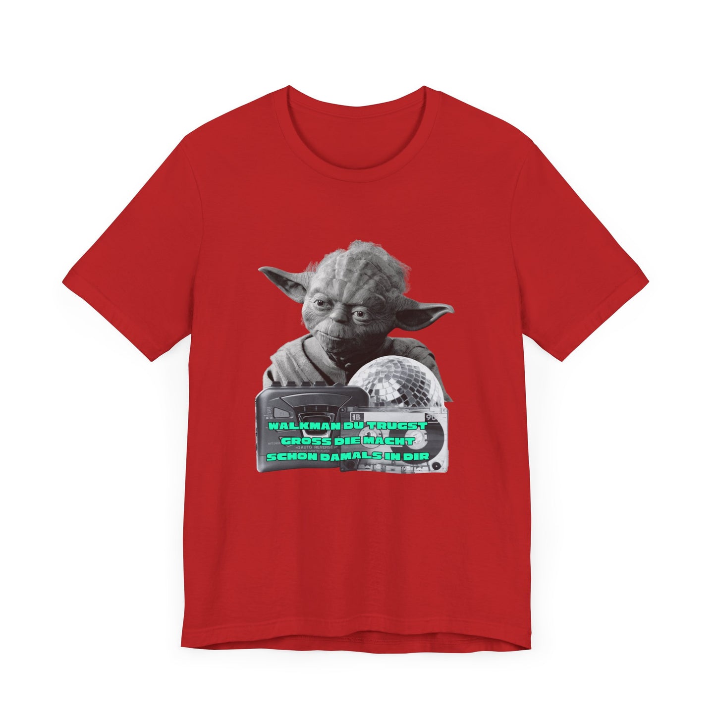 Funny Yoda Quote Unisex Tee - Walkman du kennst - erfahren du bist starwars