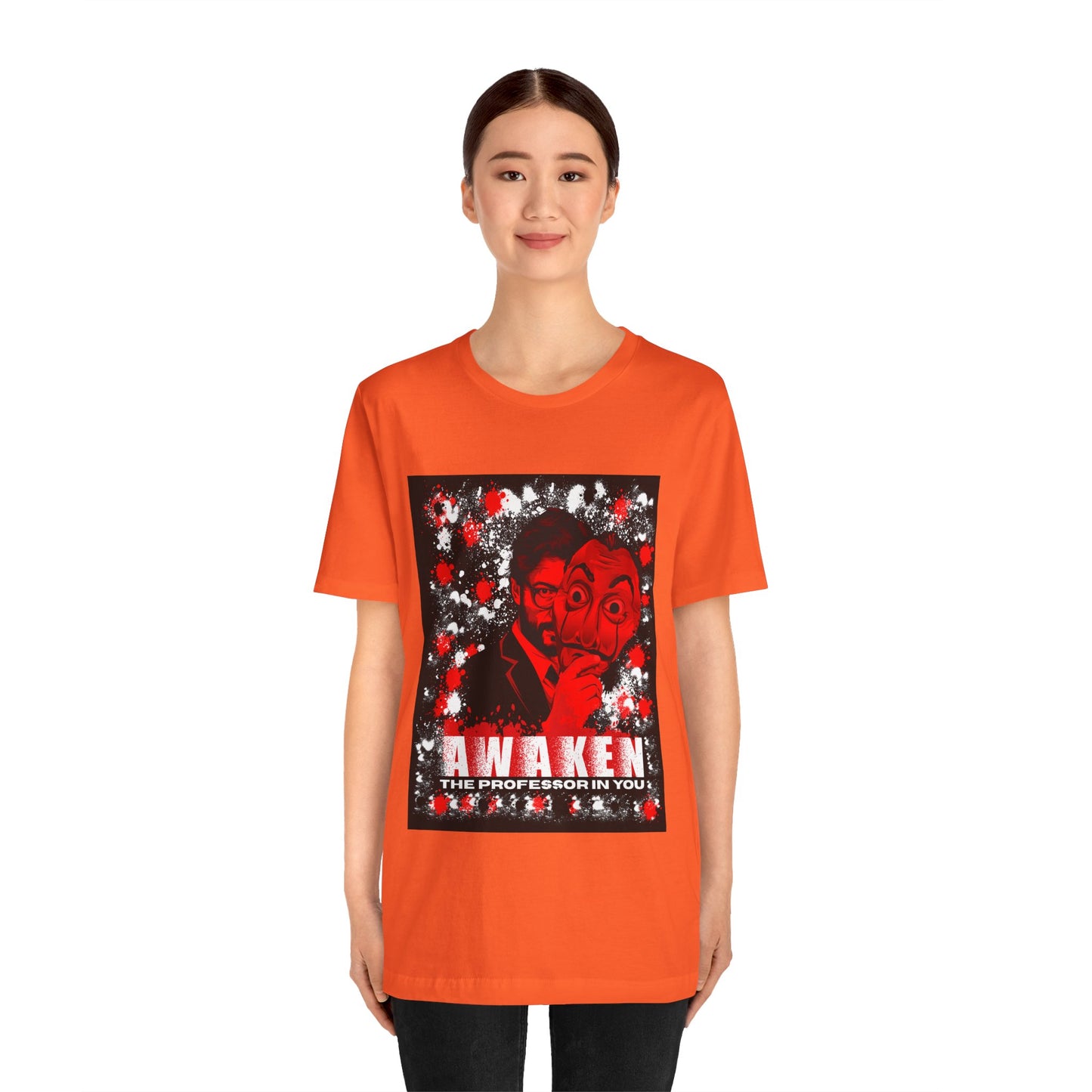 Awaken the Professor heist money Unisex Jersey Tee - Inspirational Graphic T-Shirt