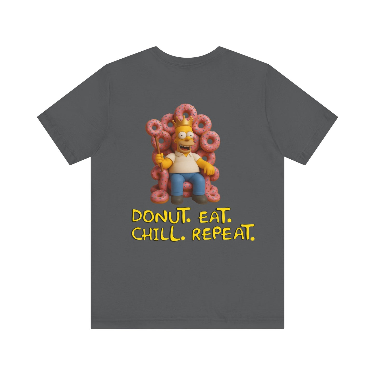 The Simpsons Donut Lover Tee - Funny Graphic T-Shirt -unisex