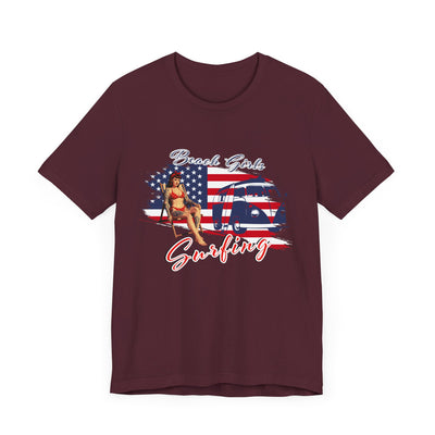 Beach Girls Surfing USA