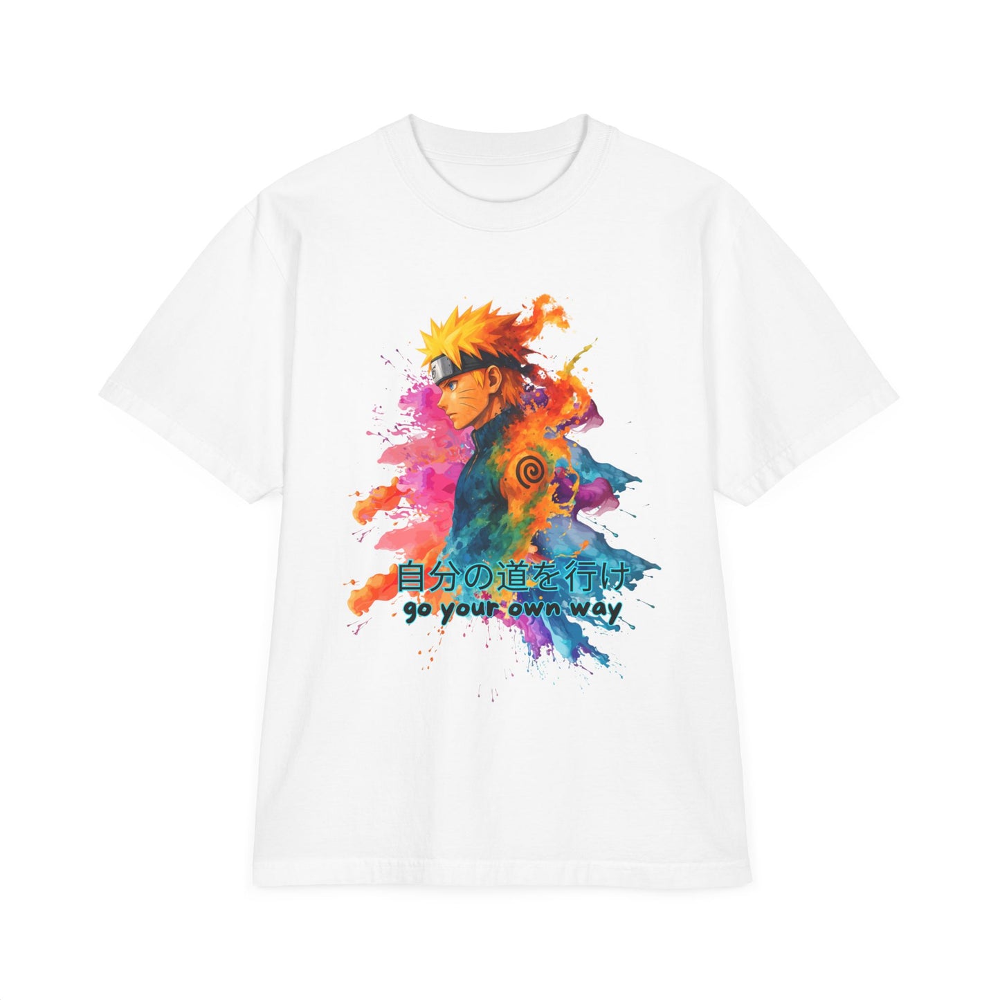Unisex Graphic T-Shirt - Go Your Own Way - Naruto Inspired Design Anime