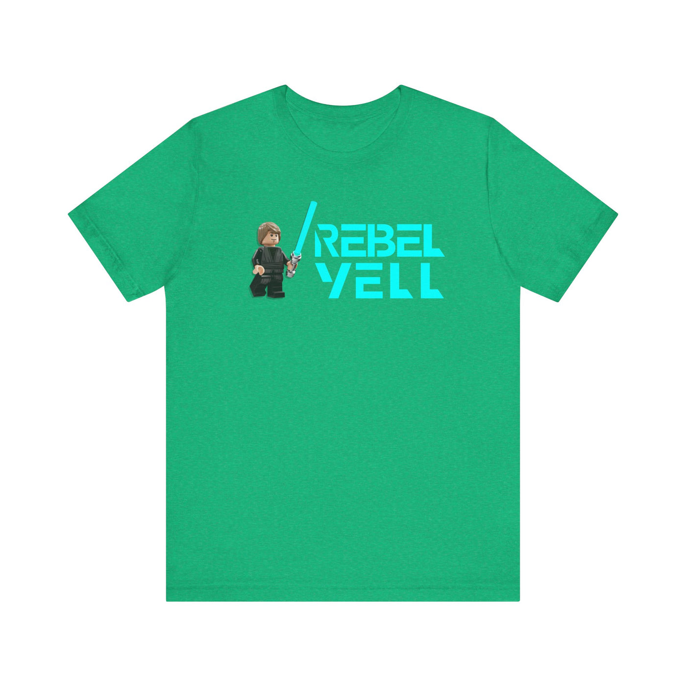 Cool Rebel Yell Luke Skywalker Unisex Jersey Tee - Short Sleeve Graphic T-Shirt for Fans