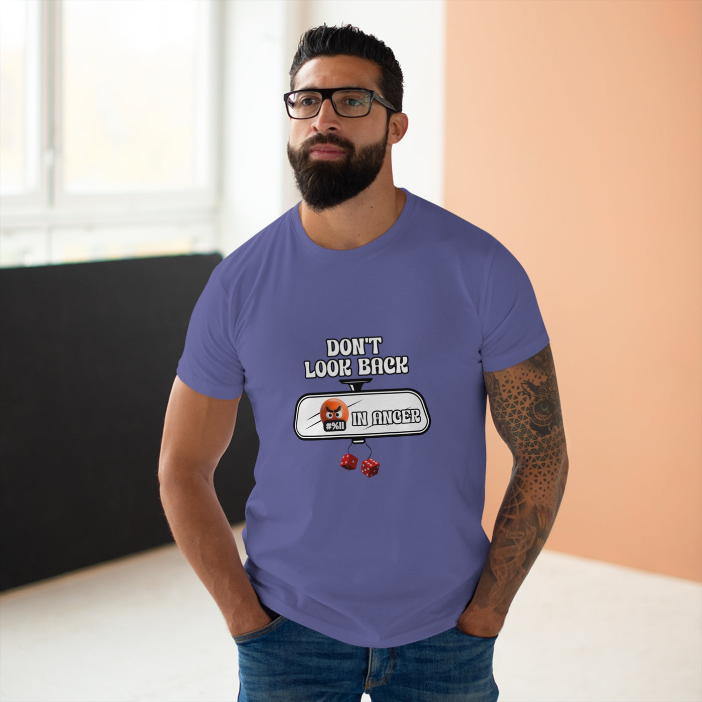 Don't Look Back in Anger Men's T-Shirt, Motivational