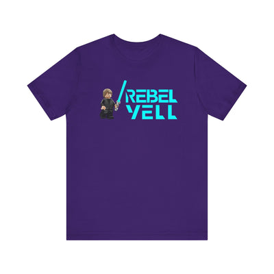 Cool Rebel Yell Luke Skywalker Unisex Jersey Tee - Short Sleeve Graphic T-Shirt for Fans