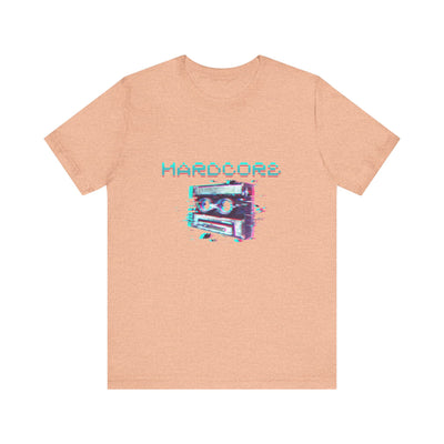 Techno - Hardcore Never Dies - Retro Graphic Tee, 90s Aesthetic Shirt unisex
