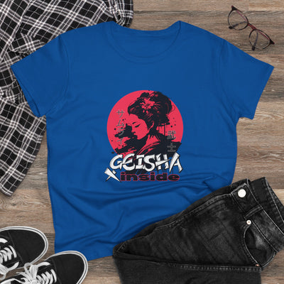 "Geisha Inside"Fleece Shirt, Cozy