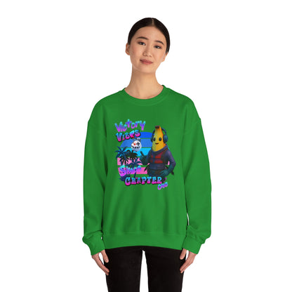Victory Fortnite Vibes Banana Crewneck Sweatshirt - Unisex Heavy Blend