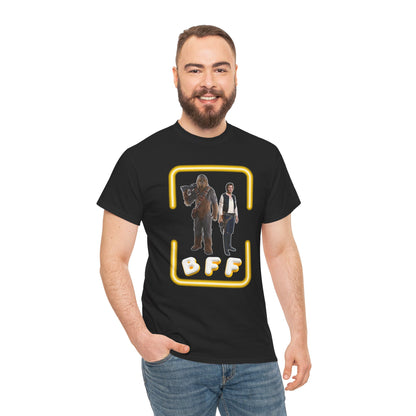 BFF Chewbacca & Han Solo Unisex Heavy Cotton Shirt