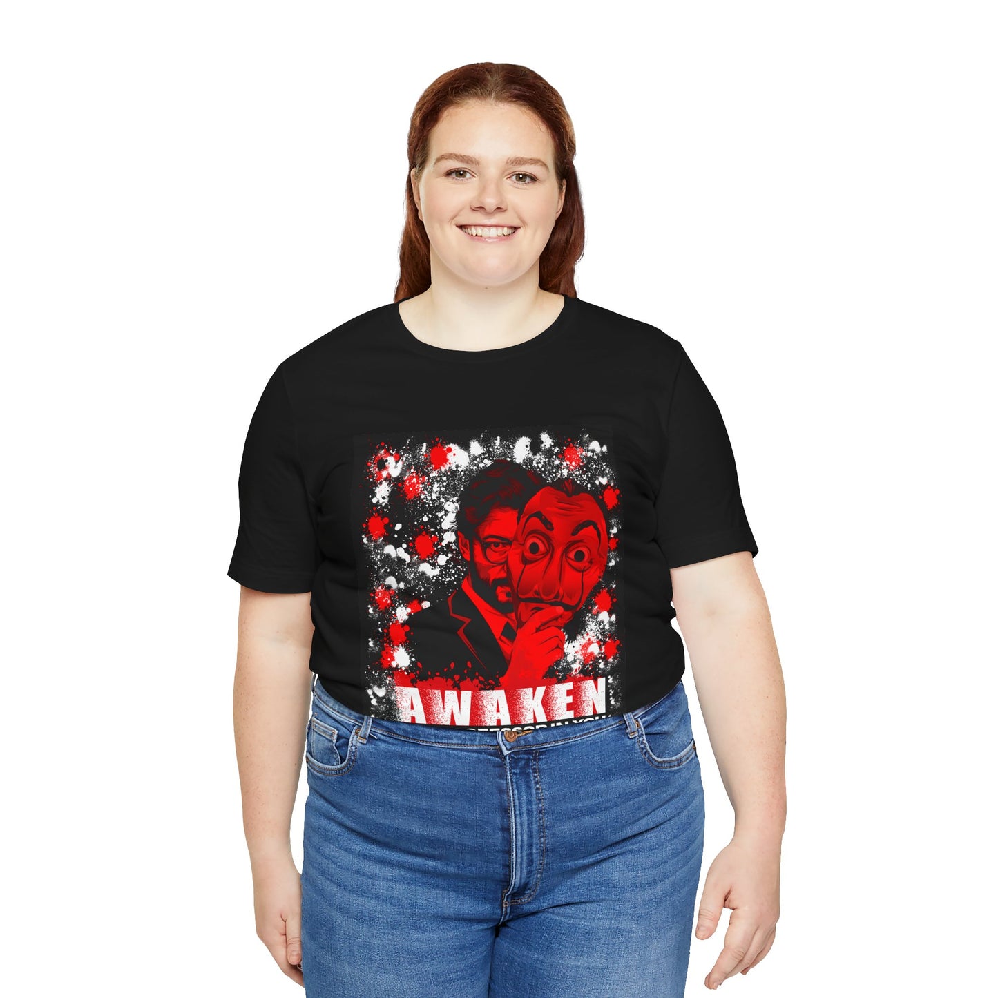 Awaken the Professor heist money Unisex Jersey Tee - Inspirational Graphic T-Shirt