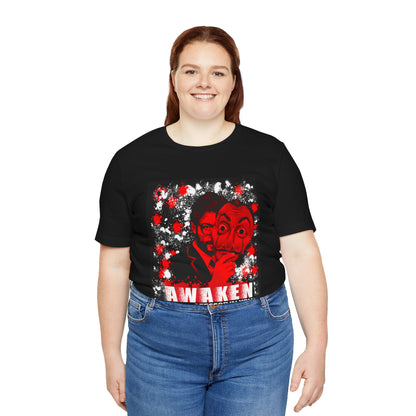 Awaken the Professor heist money Unisex Jersey Tee - Inspirational Graphic T-Shirt