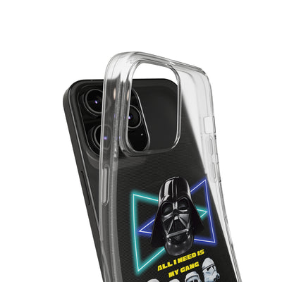 Handyhülle Darth Vader Phone Case, Star Wars Clear Silicone Phone Cover,  All I Need Is My Gang