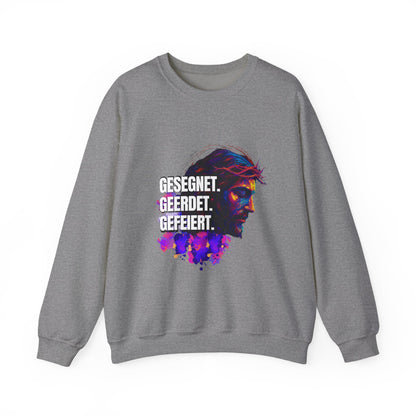 Sweatshirt Jesus- BLESSED - GROUNDED - CELEBRATED