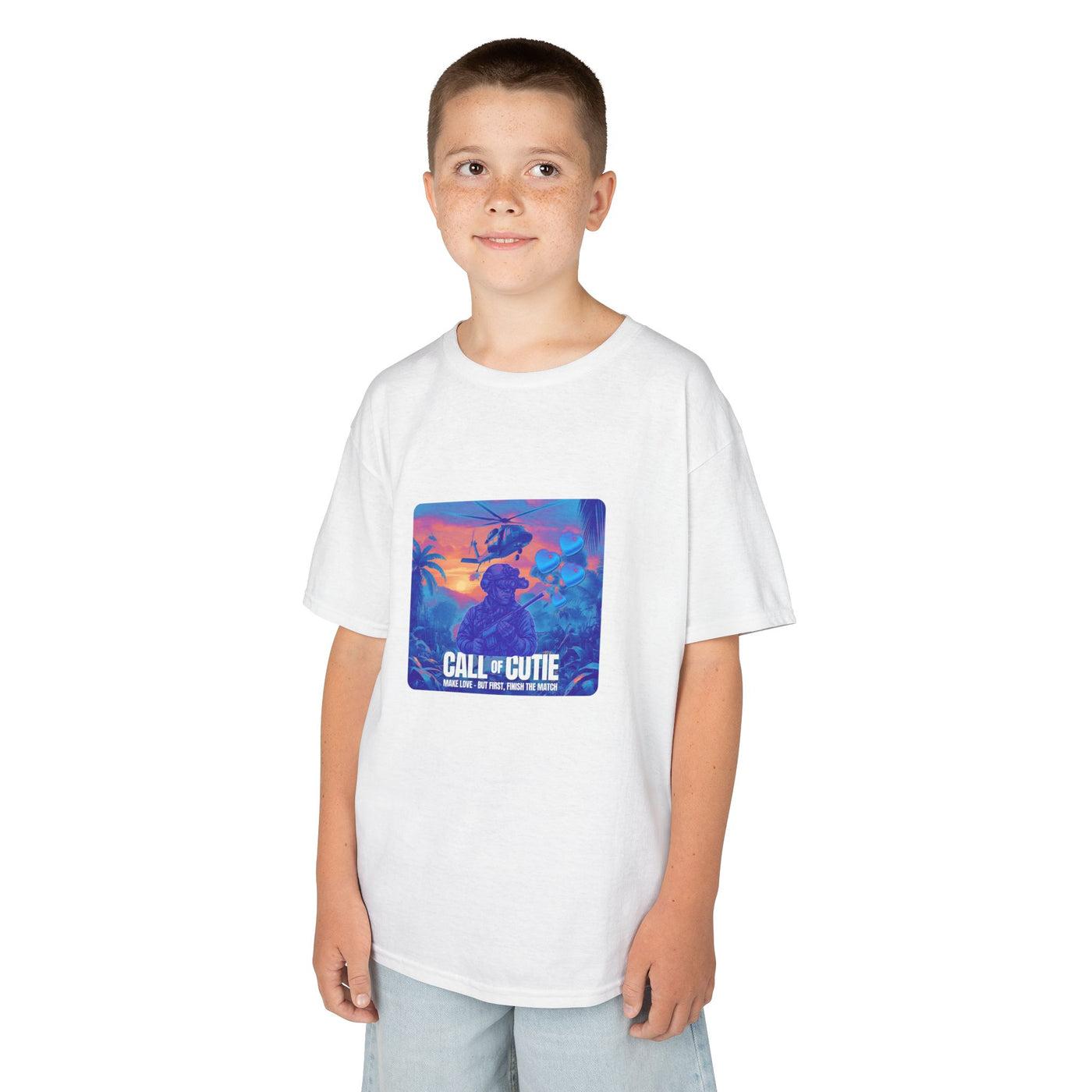 Call of Cutie Unisex Oversized Boxy Tee - Chill Vibes for Game Lovers for Teens