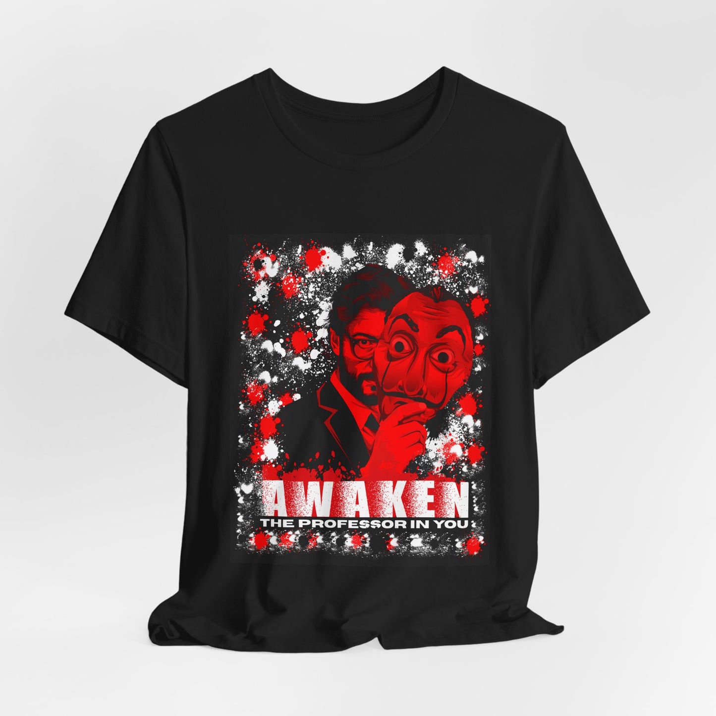Awaken the Professor heist money Unisex Jersey Tee - Inspirational Graphic T-Shirt
