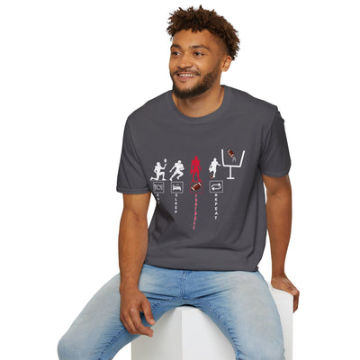 Football Life Unisex T-Shirt - Eat, Sleep, Football, Repeat