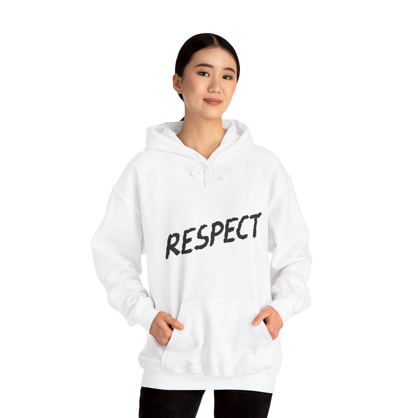 Respect Unisex Hooded Sweatshirt, Streetwear Hoodie