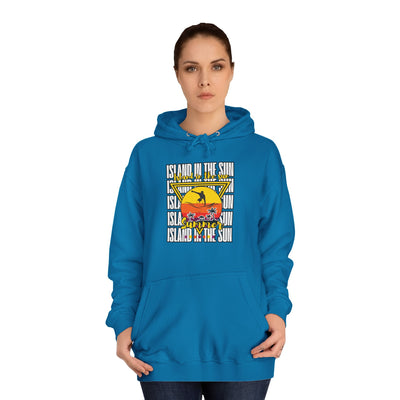 Vibrant College Spirit Hoodie, Unisex College Hoodie