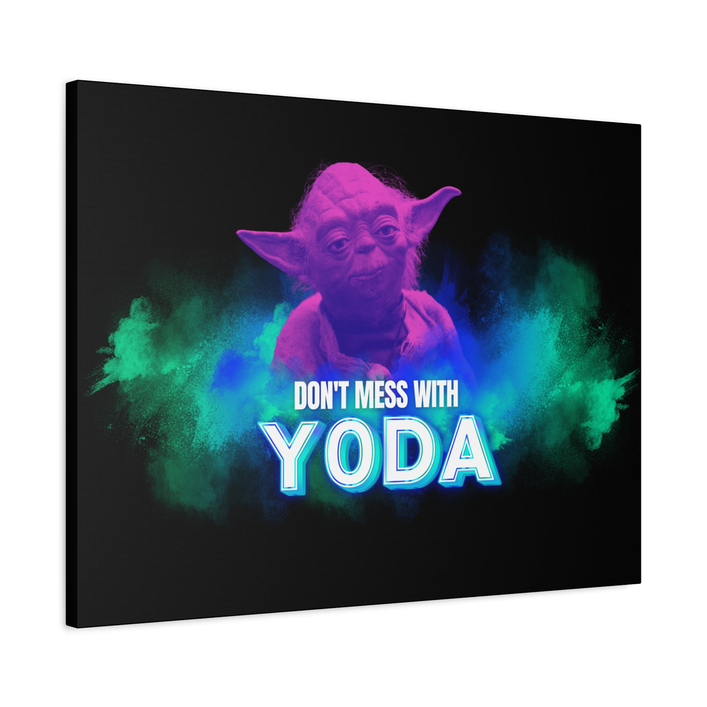 Inspirational Yoda Canvas Art - Modern Wall Decor for Star Wars Fans
