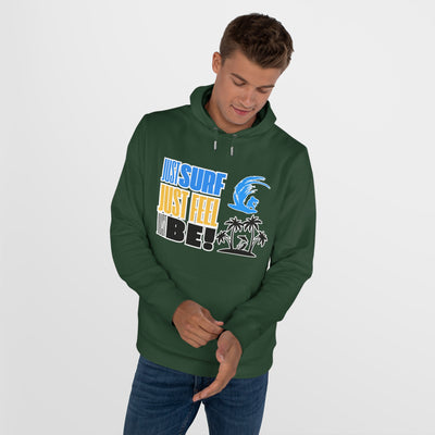 Just Surf Hooded Sweatshirt - Perfect for Beach Lovers and Surf Enthusiasts