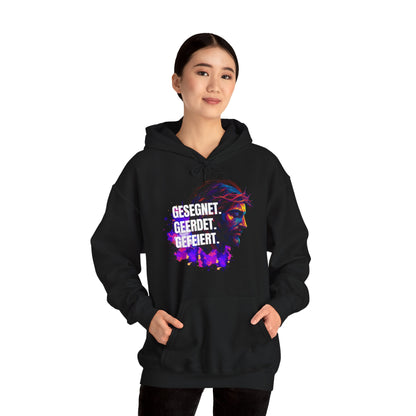 Jesus Colorful - with saying Blessed- Grounded - Celebrated