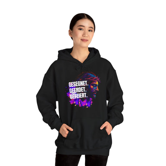 Jesus Colorful - with saying Blessed- Grounded - Celebrated