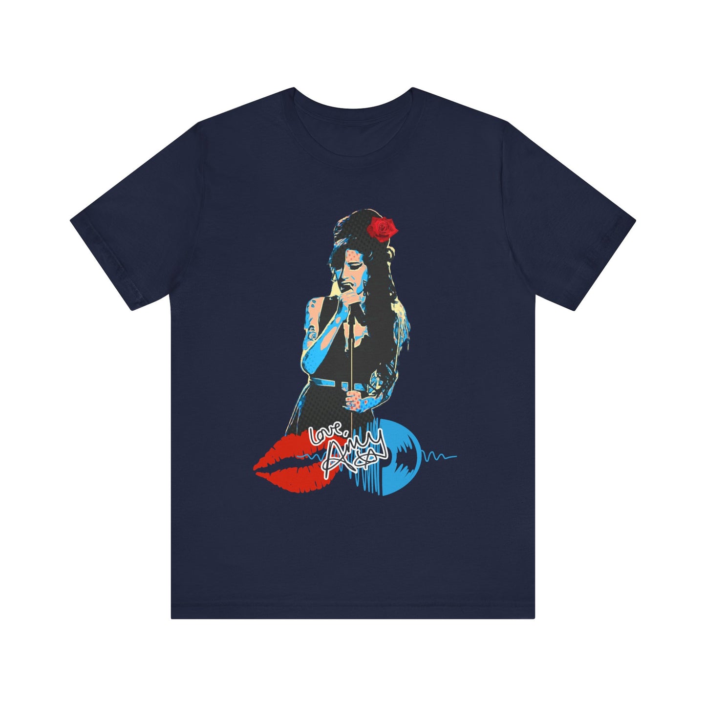 Amy Vintage-Inspired Music Lover's e T-Shirt