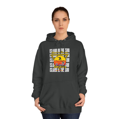 Vibrant College Spirit Hoodie, Unisex College Hoodie