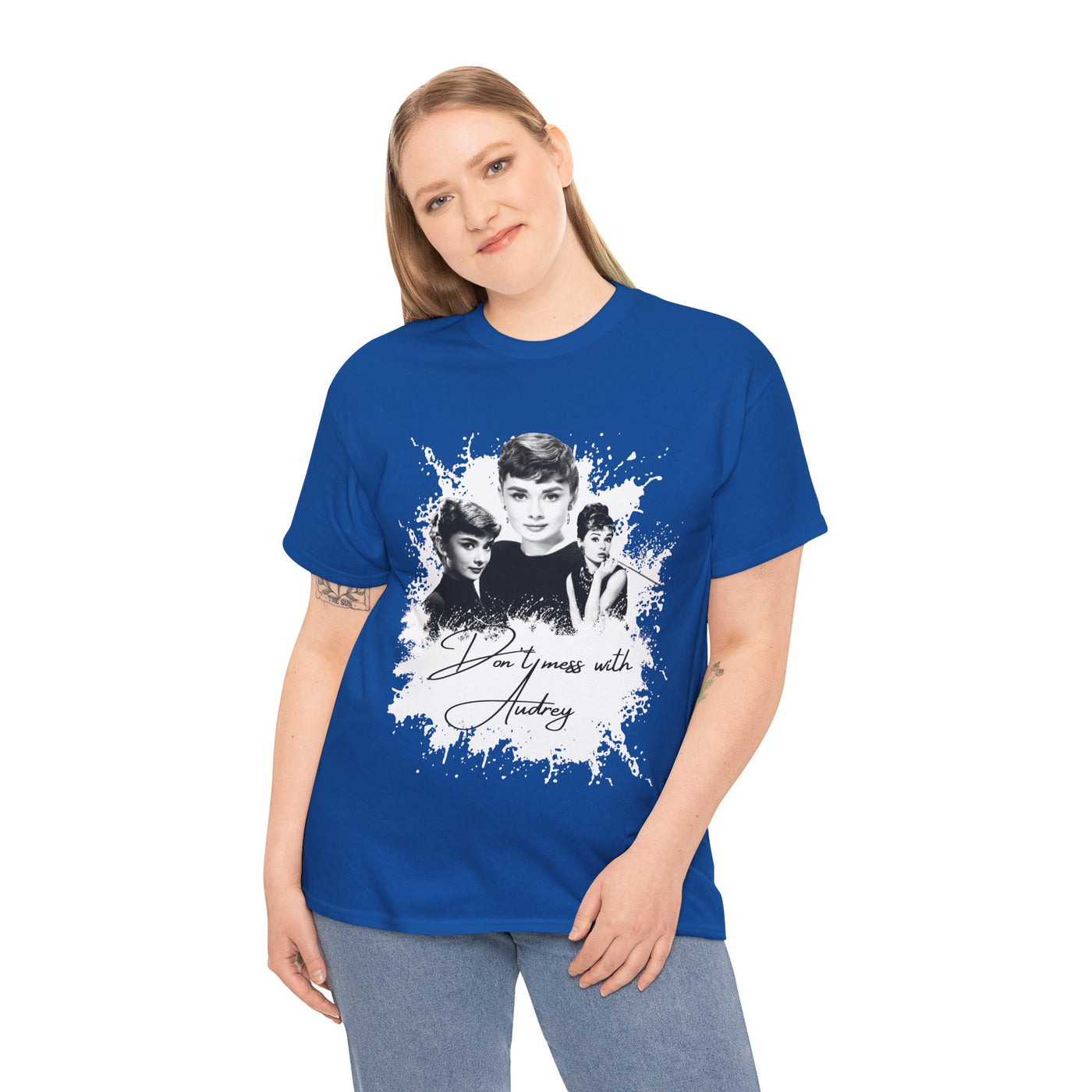 Don't mess with Audrey - Audrey Hepburn T Shirt