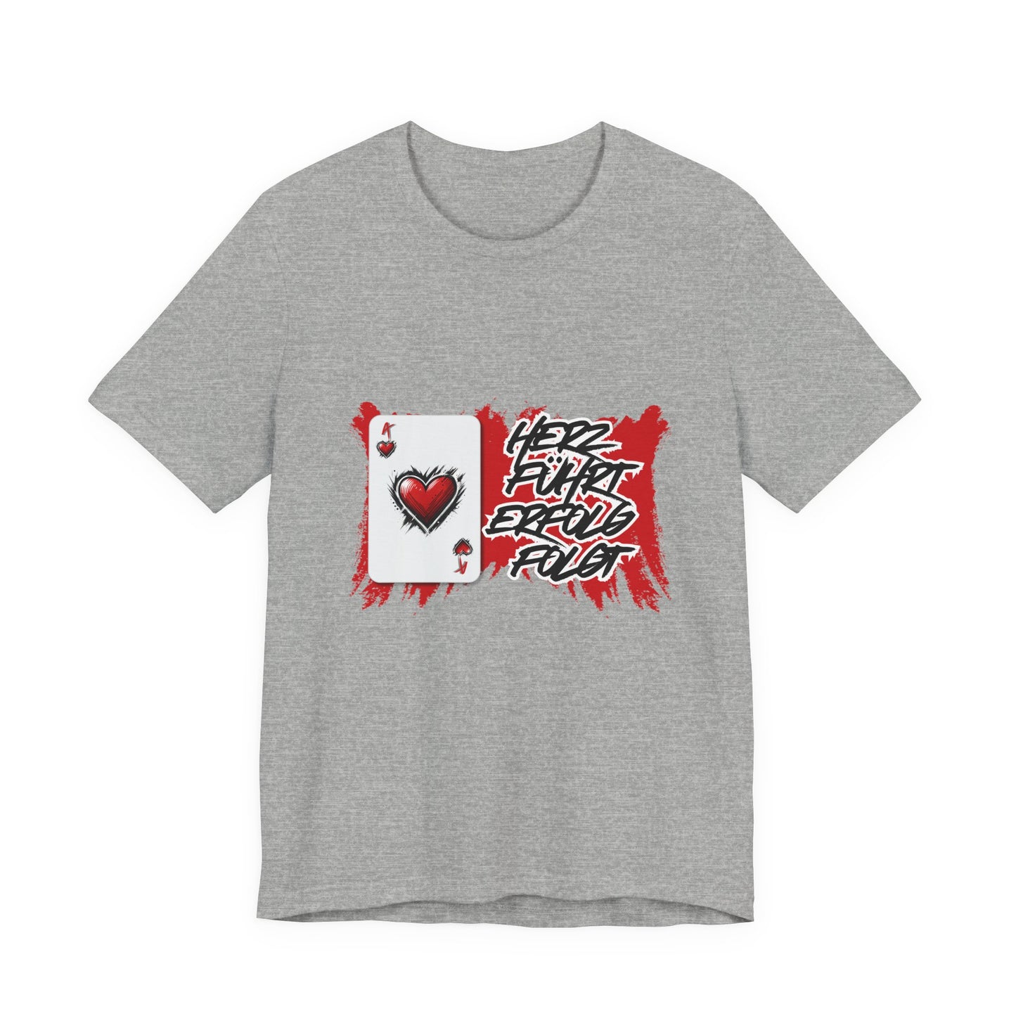 Herz führt Erfolg folgt- T shirt