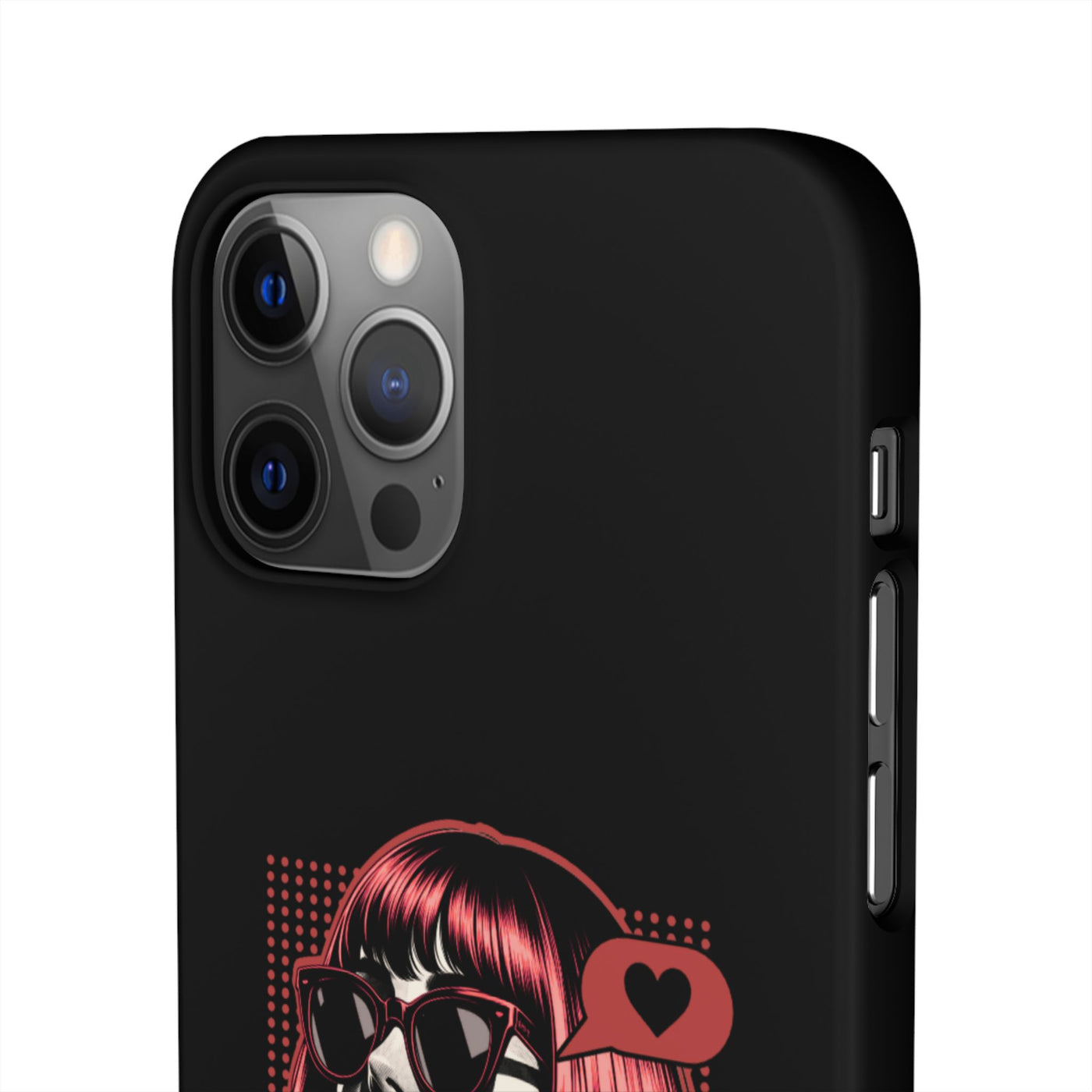 Retro Girl Snap Case Handyhülle