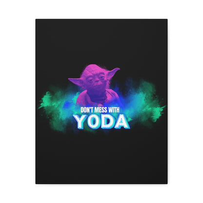 Inspirational Yoda Canvas Art - Modern Wall Decor for Star Wars Fans 