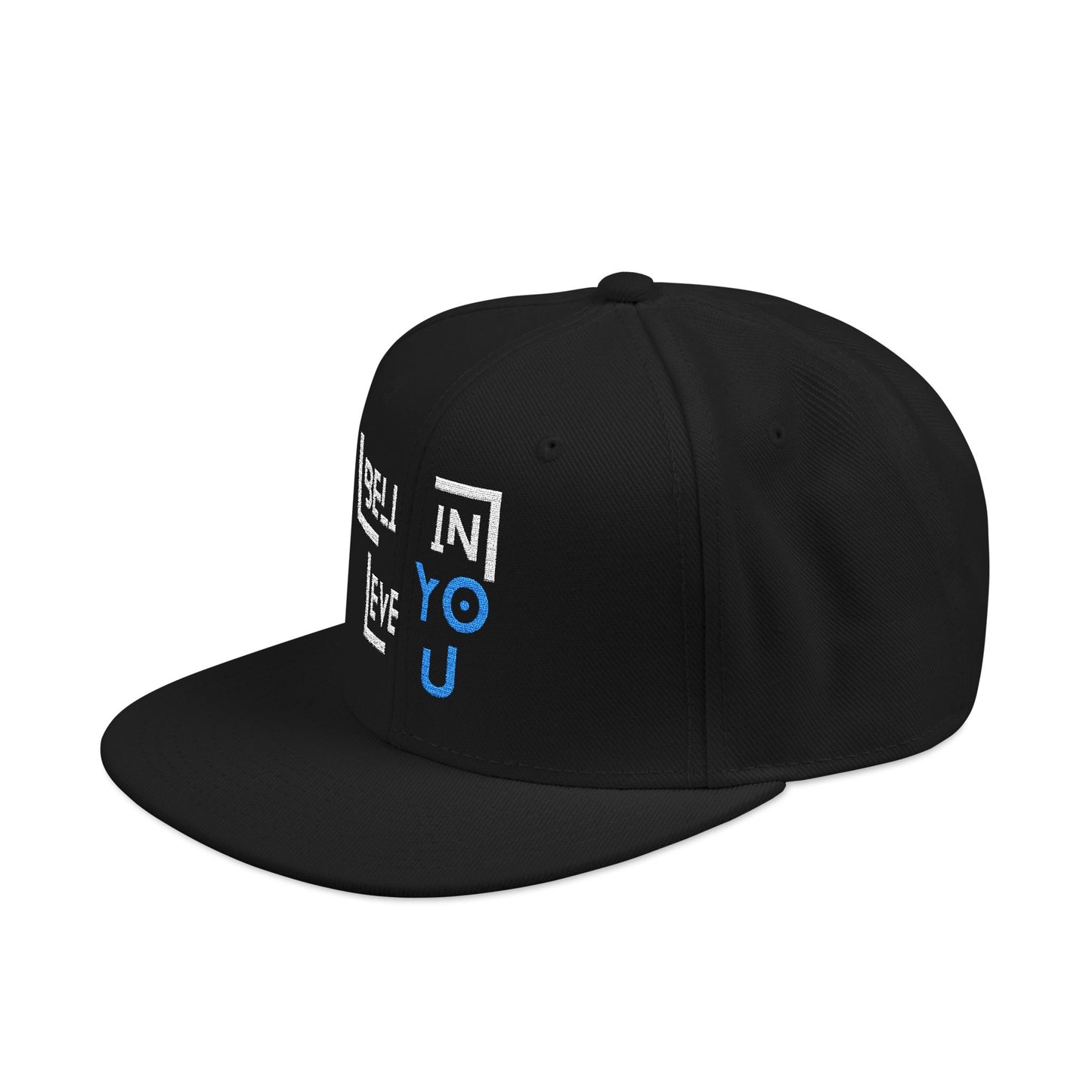 Motivational Snapback Hat - "Believe in You" Embroidery