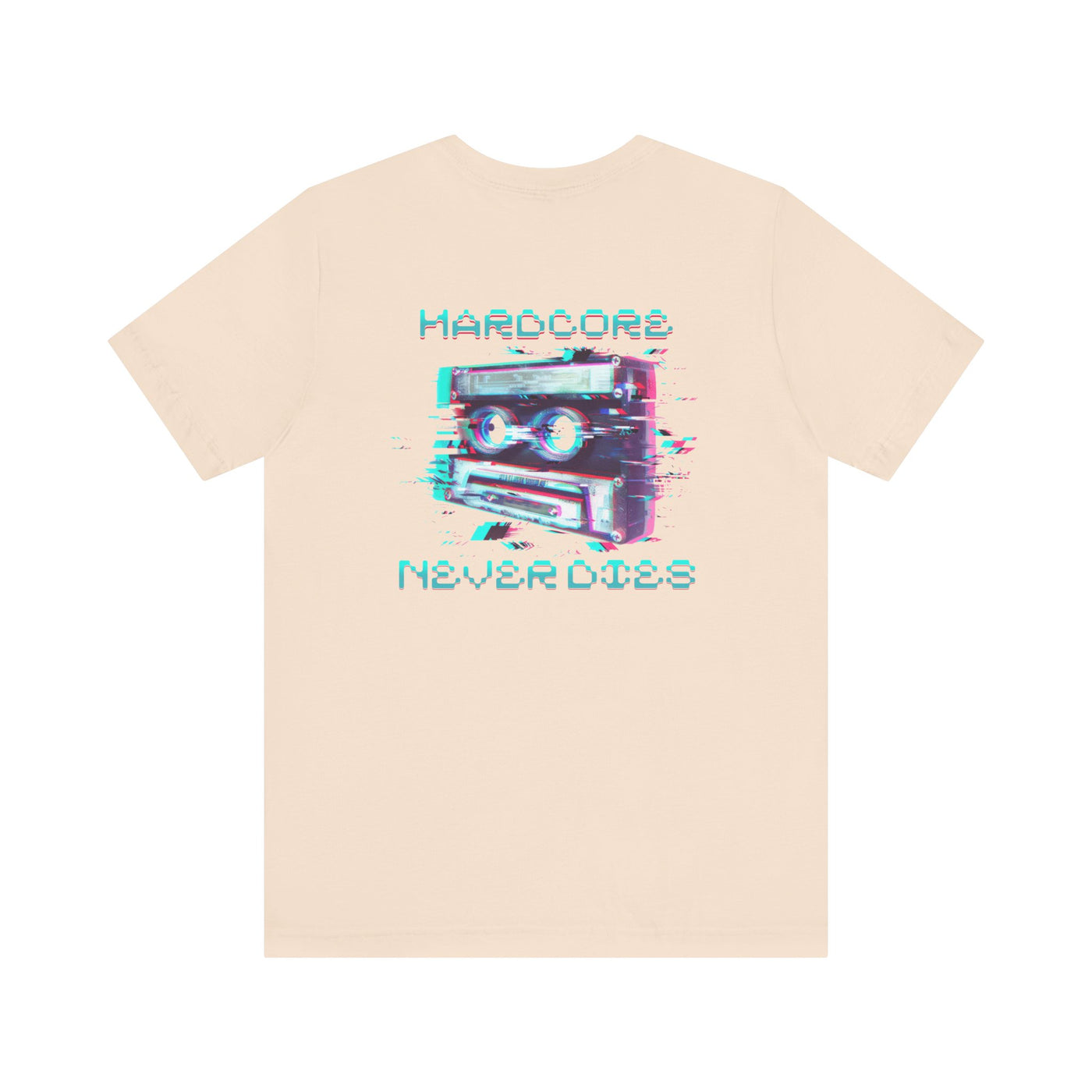 Techno - Hardcore Never Dies - Retro Graphic Tee, 90s Aesthetic Shirt unisex