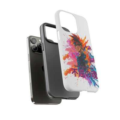 "unbesiegbare Seele" Tough Cases - Colorful Anime Phone Case Handyhülle