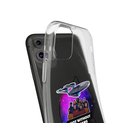 Galaxy-Inspired Soft Phone Case - Not Without My Gang, Star Trek Lovers Handyhülle