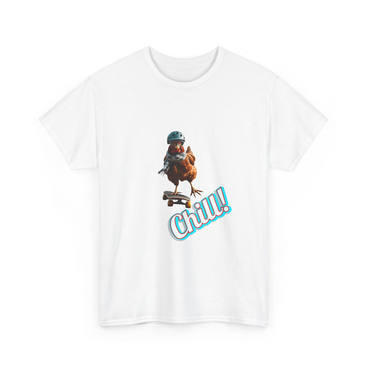 Chill Skateboarding Chicken Shirt