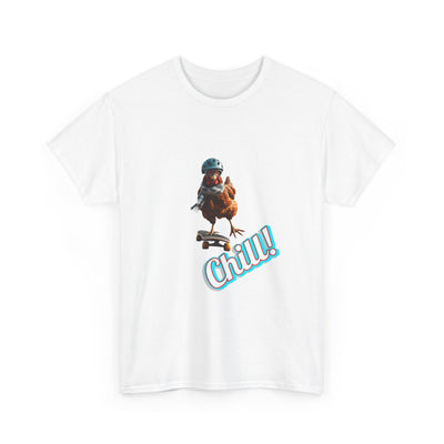 Chill Skateboarding Chicken Shirt