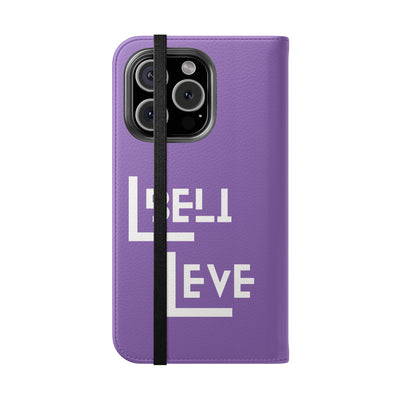 Handyhülle - inspirational Flip Case - 'Believe in You' Phone Cover