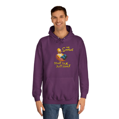 Funny Donut Lover Hoodie, Unisex College Hoodie, The Simpsons