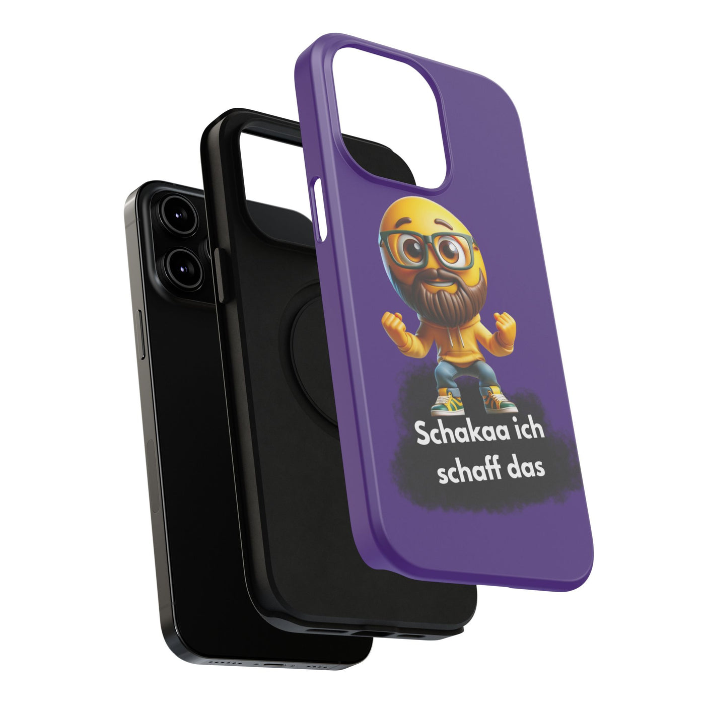 Motivational Impact-Resistant Phone Case - "Schakaa ich schaff das"