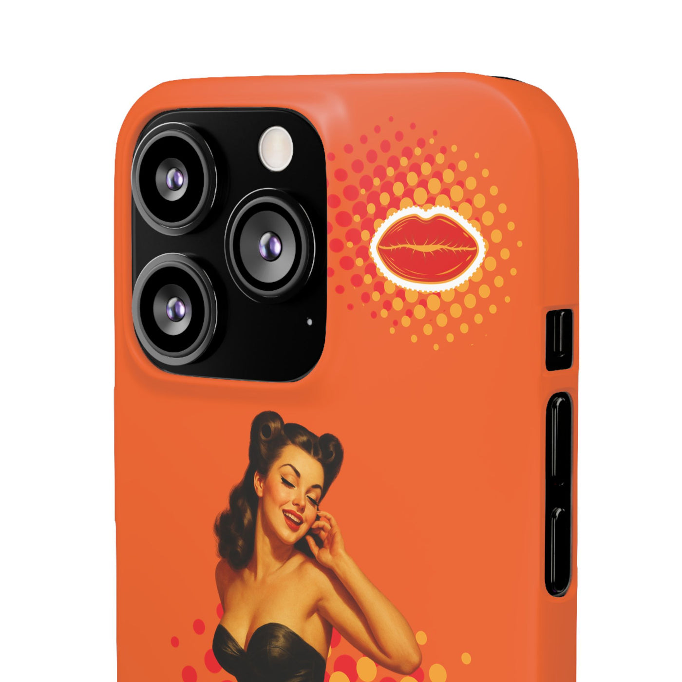 Retro Pin-Up - Handyhülle - Snap Case - Bold 'Wow' Design