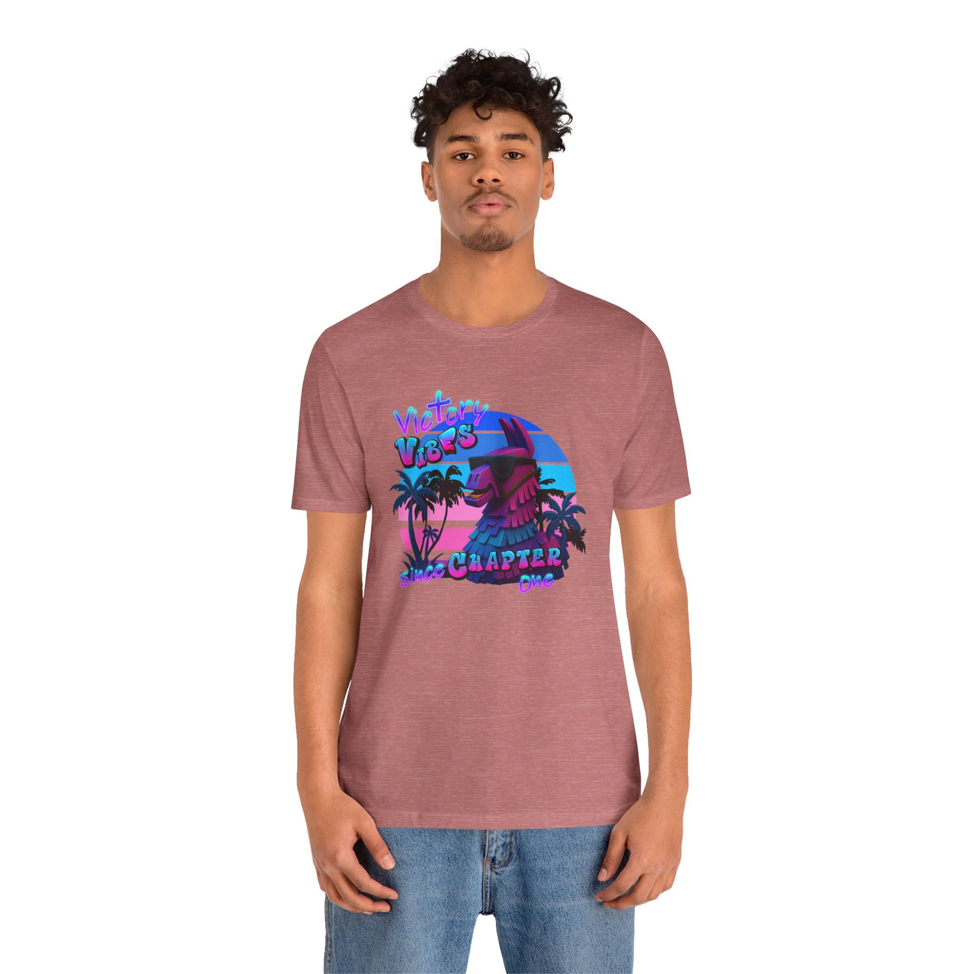 Retro Fortnite Vibe Unisex Short Sleeve Tee - 'Victory' Chapter One Graphic