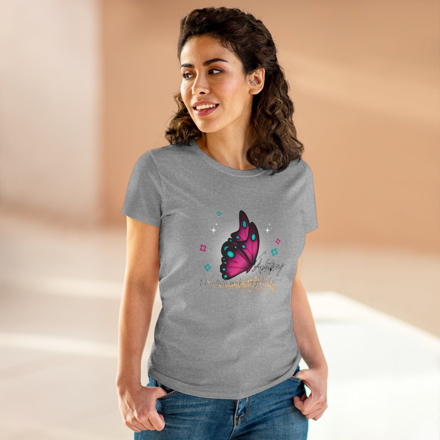 Achtung ich glitzere gleich... T shirt