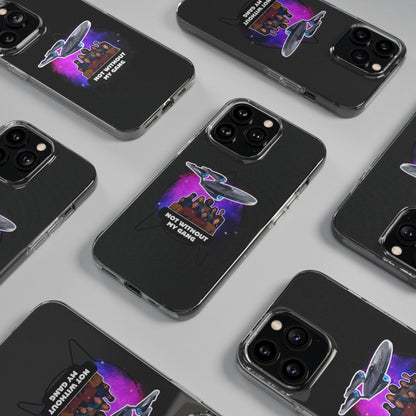 Galaxy-Inspired Soft Phone Case - Not Without My Gang, Star Trek Lovers Handyhülle