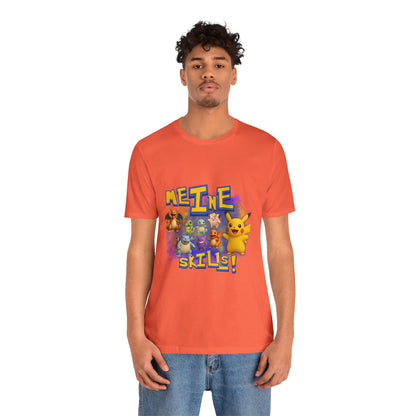 Pokemon Skills Unisex Tee, Fun Casual Shirt