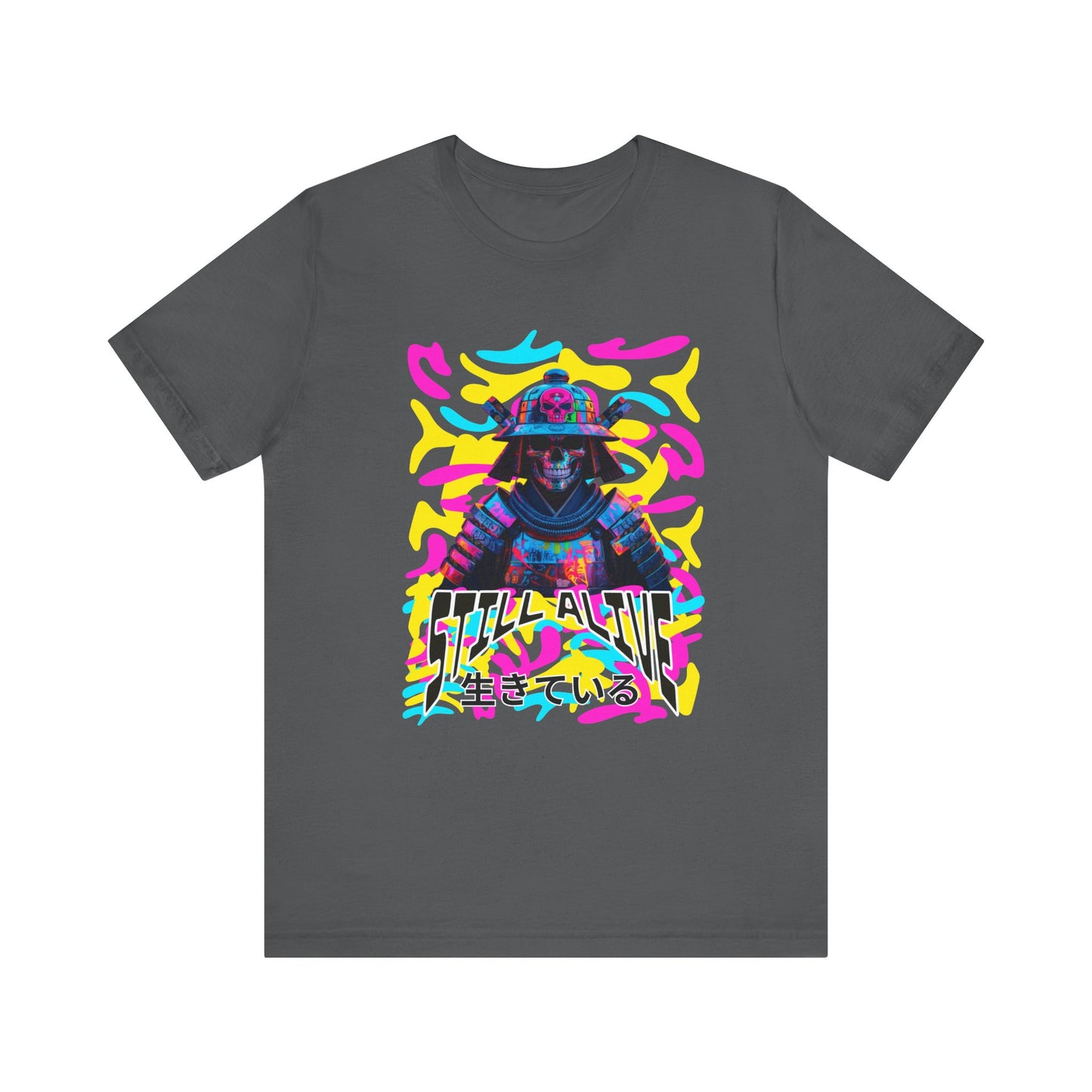 Samurai Still alive Shirt - mit Japanischer Schrift