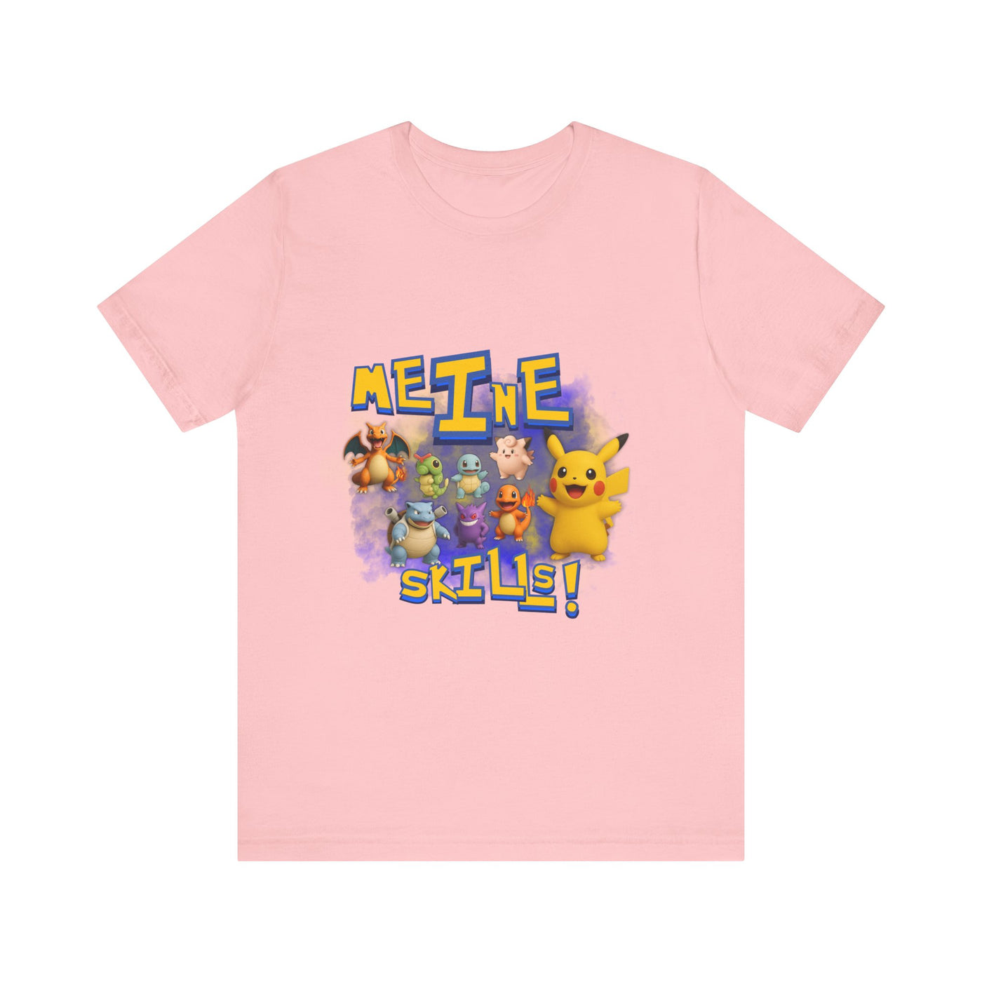 Pokemon Skills Unisex Tee, Fun Casual Shirt