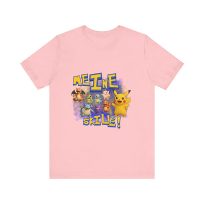 Pokemon Skills Unisex Tee, Fun Casual Shirt